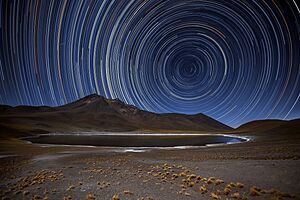 All In A Spin Star trail