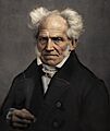 Arthur Schopenhauer colorized
