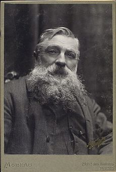Auguste Rodin portrait middle aged