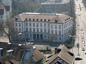 Baden, Aargau, Bezirksgebäude, Luftbild