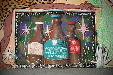 Belgique - Louvain-la-Neuve - Gare - Quai - Belgian beers - 02