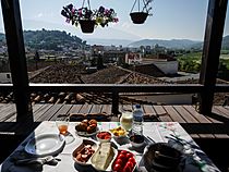 Breakfast in Berat, Albania - Albanian cuisine