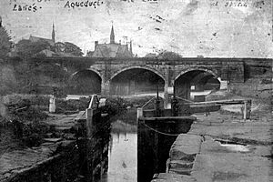 Bridgewater Canal at Barton 1891