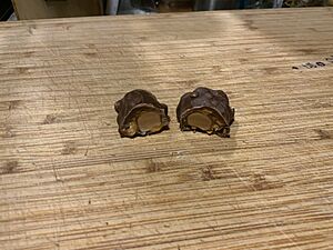 Canadian “Oh Henry!” bar split