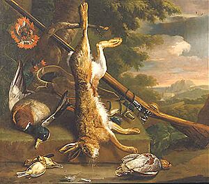 Charles Collins - A still life with game
