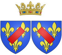 Coat of arms of Louise Bénédicte de Bourbon as Duchess of Maine