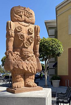 Coatlique statue (San Jose, California) 2073 (cropped)