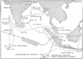 Cruise of the Emden 1914 Map