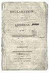Declaration and Address Christian Assoc of Washington (Cover) 1809.jpg