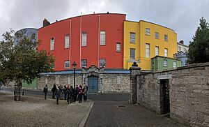 Dublin Castle south outside wall color