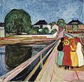 Edvard Munch - Pikene på broen