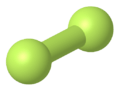Fluorine molecule ball