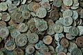 Frome Hoard pile of coins
