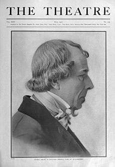 George Arliss as Benjamin Disraeli Earl of Beaconsfield, May 1911 Theatre magazine