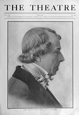 George Arliss as Benjamin Disraeli Earl of Beaconsfield, May 1911 Theatre magazine