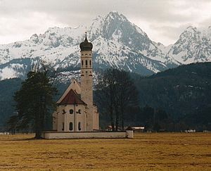 Germany bavaria alps-church