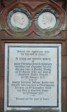 Grave of Christian Salvesen, Rosebank Cemetery