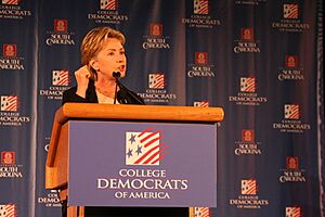 Hillary Clinton Speaks to College Democrats