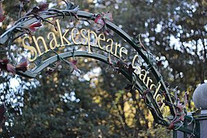 In shakespeare garden 14