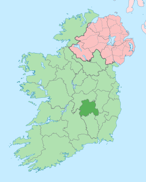 Location of County Laois