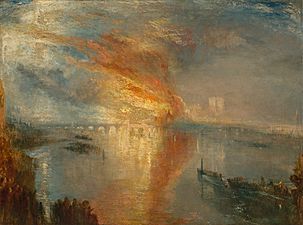 Joseph Mallord William Turner - The Burning of the Houses of Lords and Commons, 16 October 1834 - 1942.647 - Cleveland Museum of Art