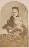 Julia Stephen with her son Adrian in 1886