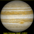 Jupiter oblate spheroid