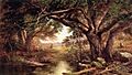 Landscape with Three Ladies Sitting Under a Tree by Mary Josephine Walters