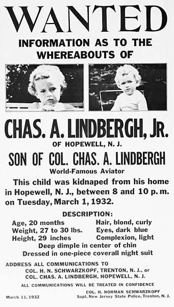 Lindbergh baby poster1