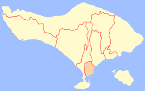 Location within Bali, Indonesia