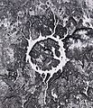 Manicouagan Reservoir in winter by Sentinel-2