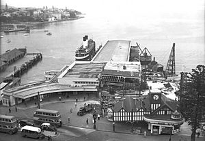 Manly wharf 1941