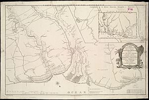 Map of Essequibo and Demerara, 1798