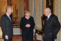 Monti Merkel Napolitano
