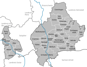 Municipalities in WF