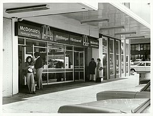 New Zealand's first McDonald's restaurant, Porirua, 1976 (26357140254)