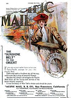 Pacific Mail SS Advert 1906