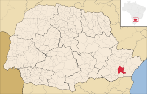 Location in Paraná