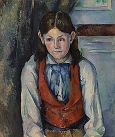 Paul Cézanne - Boy in a Red Vest (Le Garçon au gilet rouge) - BF20 - Barnes Foundation