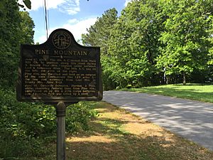 Pine Mountain, Cobb County, Georgia historic marker