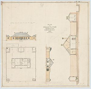 Plan of Female Factory, Brisbane Town, Moreton Bay 1837