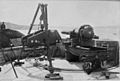 RML 10 inch gun being dismantled Middle Head 1893 AWM P00991.041