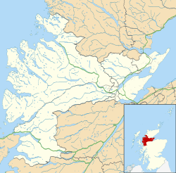 Bernera Barracks is located in Ross and Cromarty