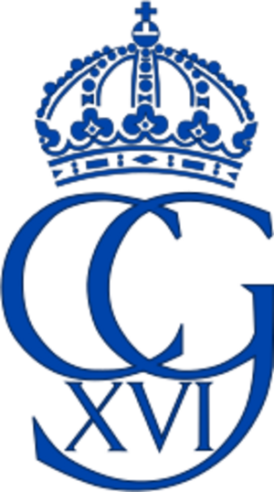 Royal Monogram of King Carl XVI Gustaf of Sweden