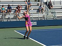 Rybakina 2022 US Open serve 1