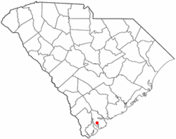 Location of Port Royal, South Carolina