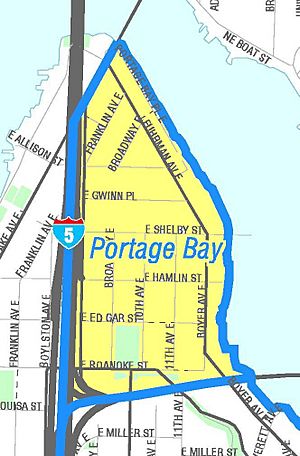 Seattle - Portage Bay map