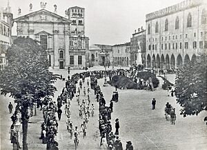 Seconda inaugurazione del monumento a i martiri di belfiore