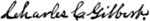 Signature of Charles Champion Gilbert (1822–1903).png