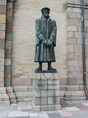 Statue of Hans Tausen in Ribe